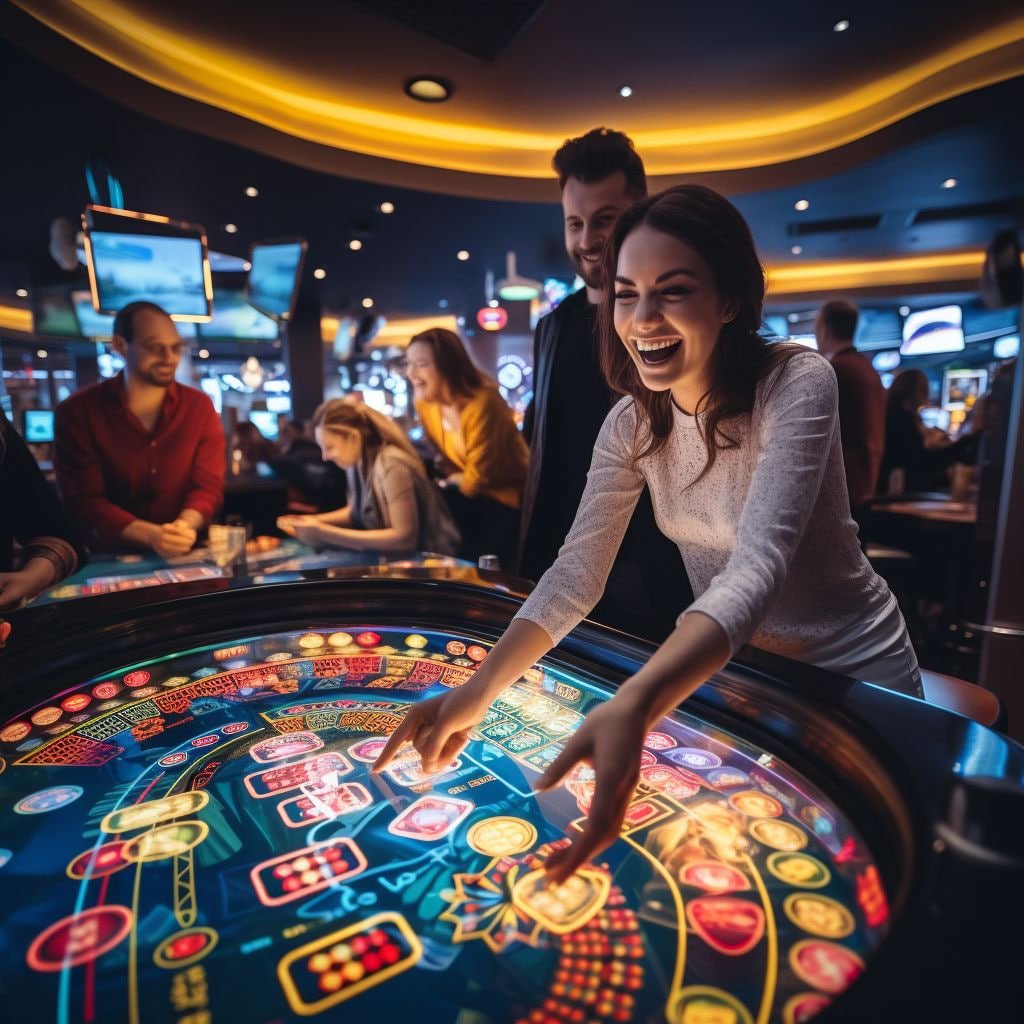 Antarmuka aplikasi mpochas dengan permainan slot dan live dealer